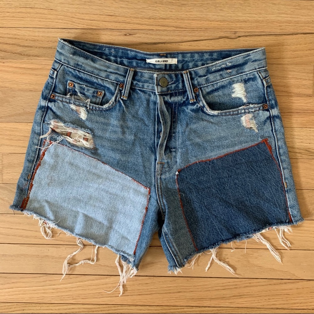 GRLFRND Jourdan Patch Shorts - size 26
